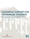 Cover: Sustaining Support for Sophomore Students - National Resource Center for The First Year Experience & Students in Transition