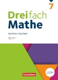 Cover: Dreifach Mathe - Nordrhein-Westfalen - Ausgabe 2022 - 7. Schuljahr - Cornelsen Verlag