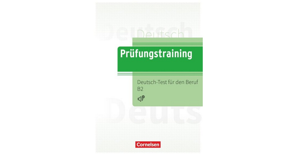 Prüfungstraining DaF B2 Maenner Schweitzer Fachinformationen