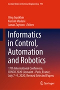 Cover: Informatics in Control, Automation and Robotics - Springer