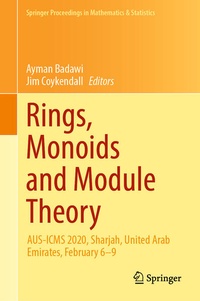 Enlarge image Cover: Rings, Monoids and Module Theory - Springer