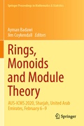 Cover: Rings, Monoids and Module Theory - Springer