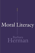Cover: Moral Literacy - Harvard University Press