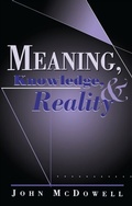 Cover: Meaning, Knowledge, and Reality - Harvard University Press