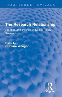 Enlarge image Cover: The Research Relationship - Routledge