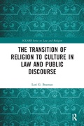 Cover: The Transition of Religion to Culture in Law and Public Discourse - Routledge