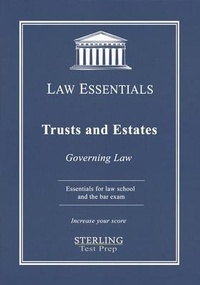Enlarge image Cover: Trusts and Estates, Law Essentials - Sterling Education