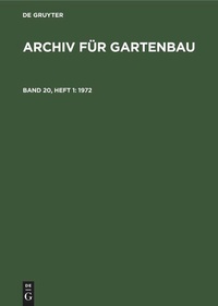 Enlarge image Cover: 1972 - De Gruyter