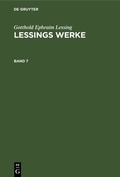 Cover: Lessings Werke. Band 7 - De Gruyter