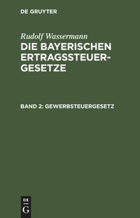 Abbildung von: Gewerbsteuergesetz - Mercury Learning and Information