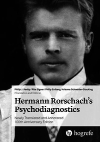 Enlarge image Cover: Hermann Rorschach's Psychodiagnostics - Hogrefe Publishing