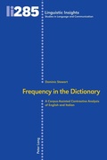 Cover: Frequency in the Dictionary - Peter Lang Verlag