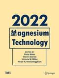 Cover: Magnesium Technology 2022 - Springer