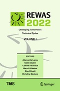 Cover: REWAS 2022: Developing Tomorrow's Technical Cycles (Volume I) - Springer