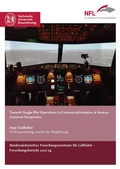 Cover: Towards Single-Pilot Operations in Commercial Aviation: A Human-Centered Perspective - Technische Uni Braunschweig NFL