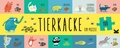 Cover: Tierkacke Puzzle - Laurence King Verlag