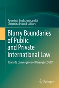 Abbildung von: Blurry Boundaries of Public and Private International Law - Springer