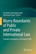 Abbildung von: Blurry Boundaries of Public and Private International Law - Springer