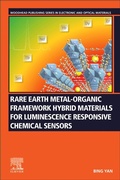 Cover: Rare Earth Metal-Organic Framework Hybrid Materials for Luminescence Responsive Chemical Sensors - Woodhead Publishing