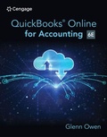 Cover: Using QuickBooksA (R) Online for Accounting 2023 - South-Western College Publishing