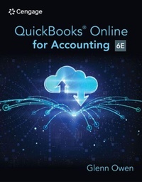 Enlarge image Cover: Using QuickBooksA (R) Online for Accounting 2023 - South-Western College Publishing