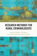 Cover: Research Methods for Rural Criminologists - Routledge