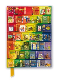 Abbildung von: Premium Notizbuch DIN A5: Bodleian Libraries, Regenbogenfarbenes Bücherregal - Flame Tree Publishing