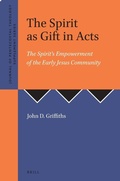 Cover: The Spirit as Gift in Acts - Brill