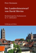Bild: Der Landrechtsentwurf von David Mevius - Böhlau