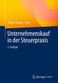 Cover: Unternehmenskauf in der Steuerpraxis - Springer Gabler