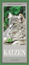 Cover: Geburtstagskalender Katzen - ars vivendi