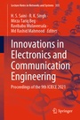 Cover: Innovations in Electronics and Communication Engineering - Springer