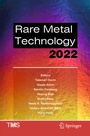 Cover: Rare Metal Technology 2022 - Springer