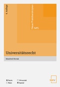 Cover: Universit&auml;tsrecht - NWV im Verlag &Ouml;sterreich GmbH