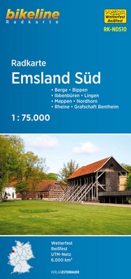 Abbildung von: Radkarte Emsland Süd (RK-NDS10) - Esterbauer