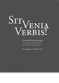 Cover: Sit venia verbis! - Akademischer Verlag M&uuml;nchen