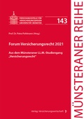 Cover: Forum Versicherungsrecht 2021 - VVW Verlag Versicherungswirtschaft