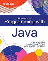 Enlarge image Cover: Readings from Programming with Java - Course Technology Inc