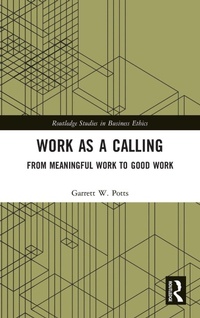 Enlarge image Cover: Work as a Calling - Routledge