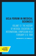 Cover: The History of Medical Education - Naval Institute Press