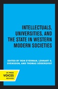 Cover: Intellectuals, Universities, and the State in Western Modern Societies - Naval Institute Press