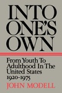 Cover: Into One's Own - Naval Institute Press
