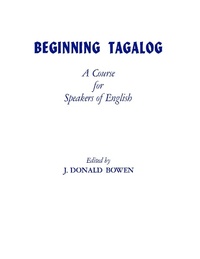 Abbildung von: Beginning Tagalog - Mayo Clinic Press