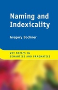 Cover: Naming and Indexicality - Cambridge University Press