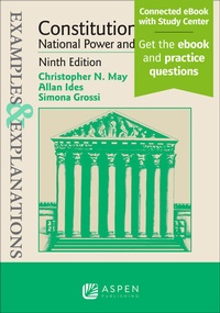 Enlarge image Cover: Examples & Explanations for Constitutional Law - Aspen Publishing