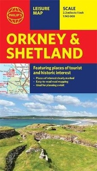 Abbildung von: Philip's Orkney and Shetland: Leisure and Tourist Map - Philip's