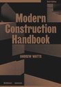 Cover: Modern Construction Handbook - Birkh&auml;user