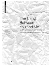Enlarge image Cover: The Thing Between You and Me - Birkhäuser