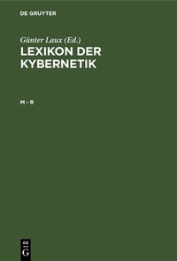 Enlarge image Cover: M - R - De Gruyter