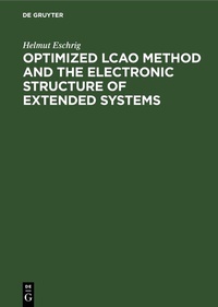 Enlarge image Cover: Optimized LCAO Method and the Electronic Structure of Extended Systems - De Gruyter
